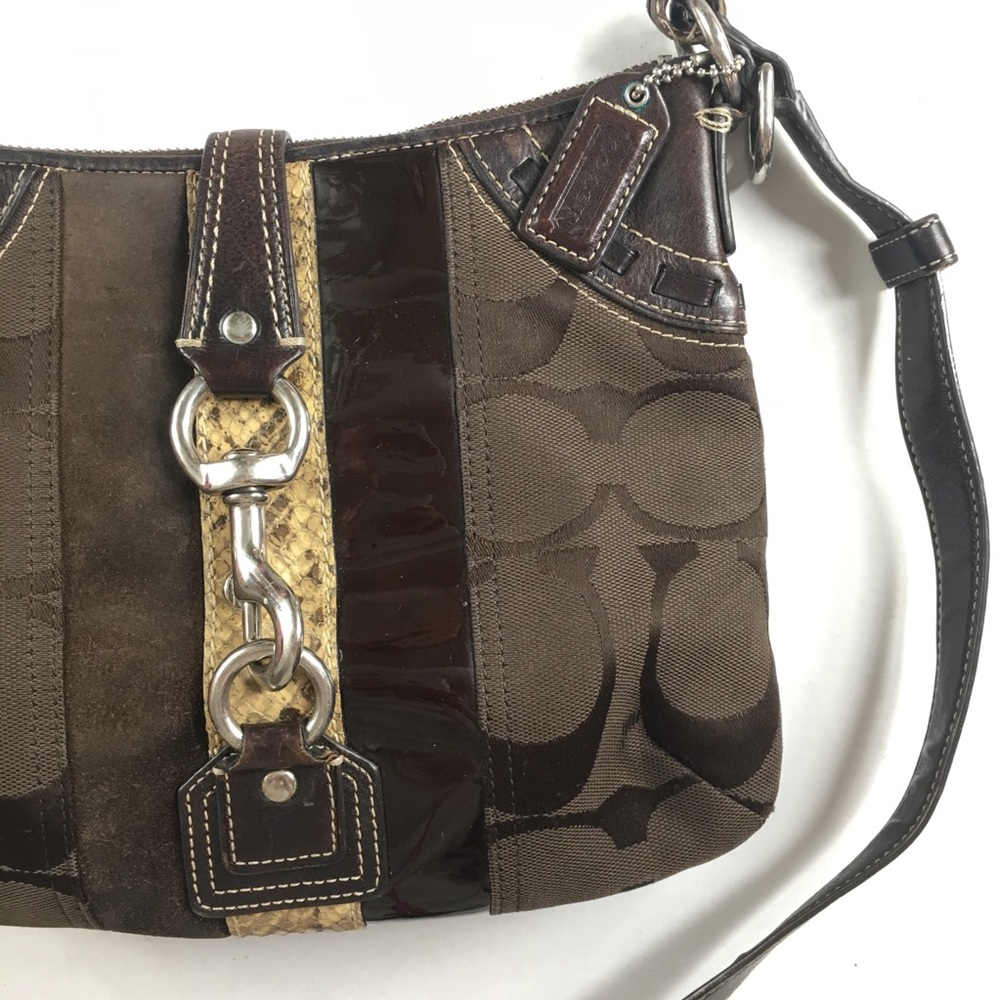 Coach Crossbody Python Crossbody Bag! - image 1